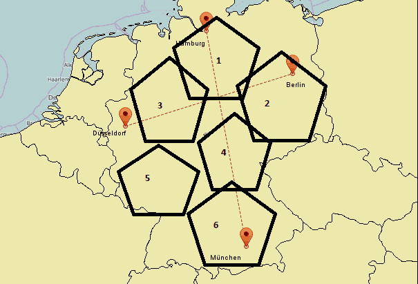 Áreas de segmentación regional en Alemania